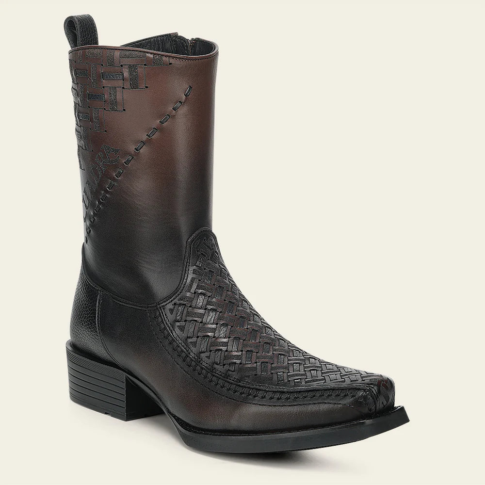 CUADRA Men's Chocolate Genuine Bovine Leather Urban Boots CC293