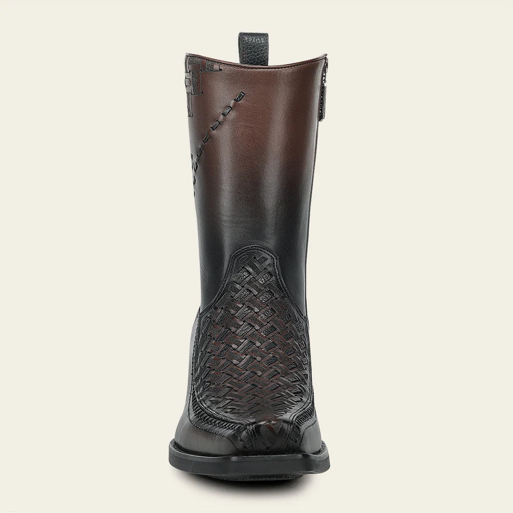 CUADRA Men's Chocolate Genuine Bovine Leather Urban Boots CC293