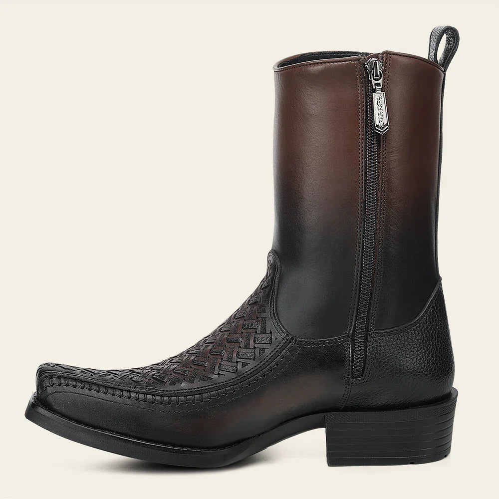CUADRA Men's Chocolate Genuine Bovine Leather Urban Boots CC293