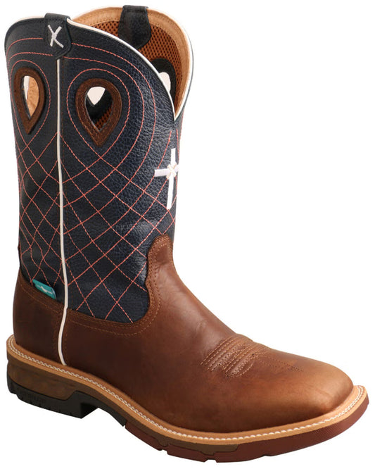 TWISTED X MEN'S 12" WESTERN WORK BOOT - MXBW001