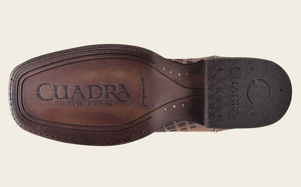 CUADRA CU500 BOOT MIEL Engraved honey leather western Men Model 3Z02RS
