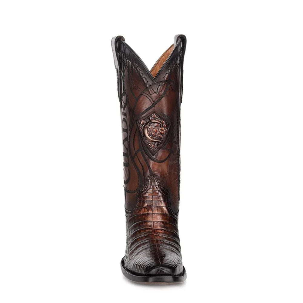 CUADRA BOOT MEN 3C1NFY CU376 OVER PARIS BROWN CAIMAN EXOTIC