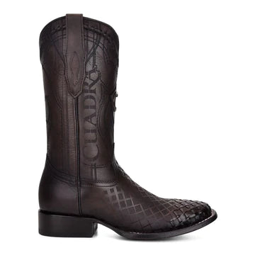 CUADRA BOOT MEN OVER BLACK LASSER & EMBROIDERY MODEL 3Z02RS CU676