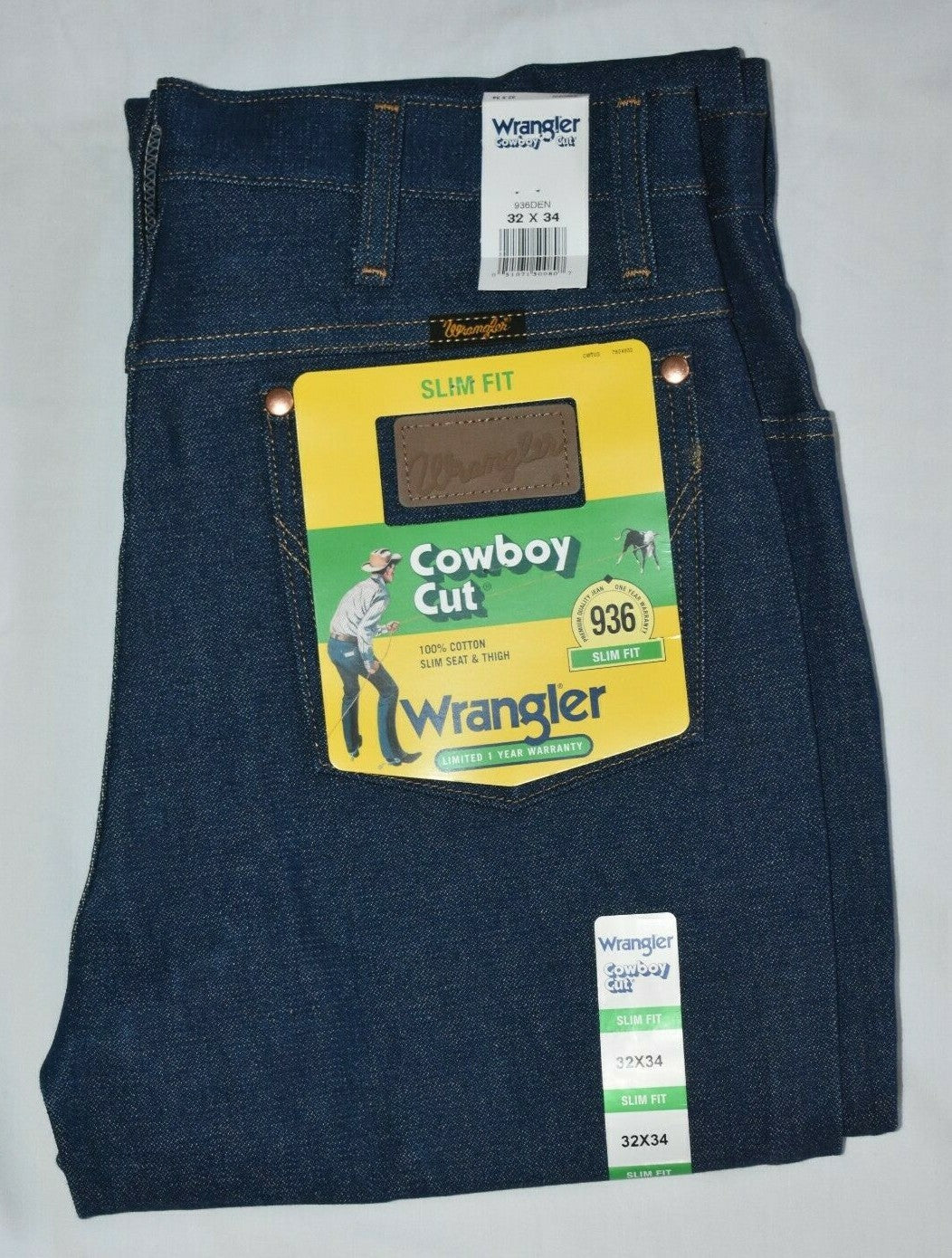 936DEN Azul Duro Wrangler Jean