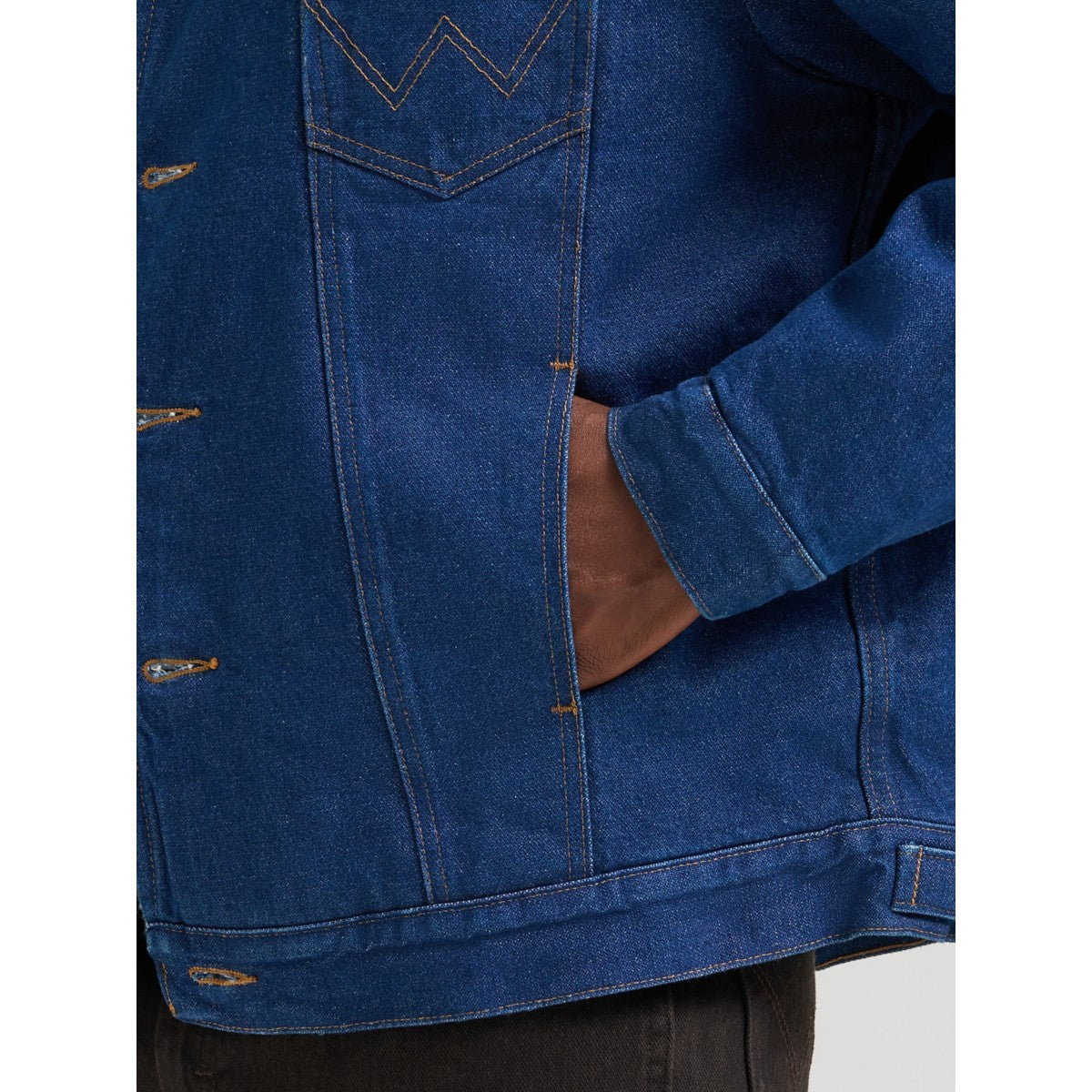 Chamarra de Mezclilla Wrangler con Forro de Borrega para Hombre - 1074255PW