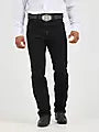 Black And Silver WranglerPatch Jeans 10933SEWK