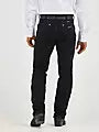 Black And Silver WranglerPatch Jeans 10933SEWK