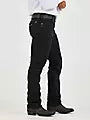Black And Silver WranglerPatch Jeans 10933SEWK