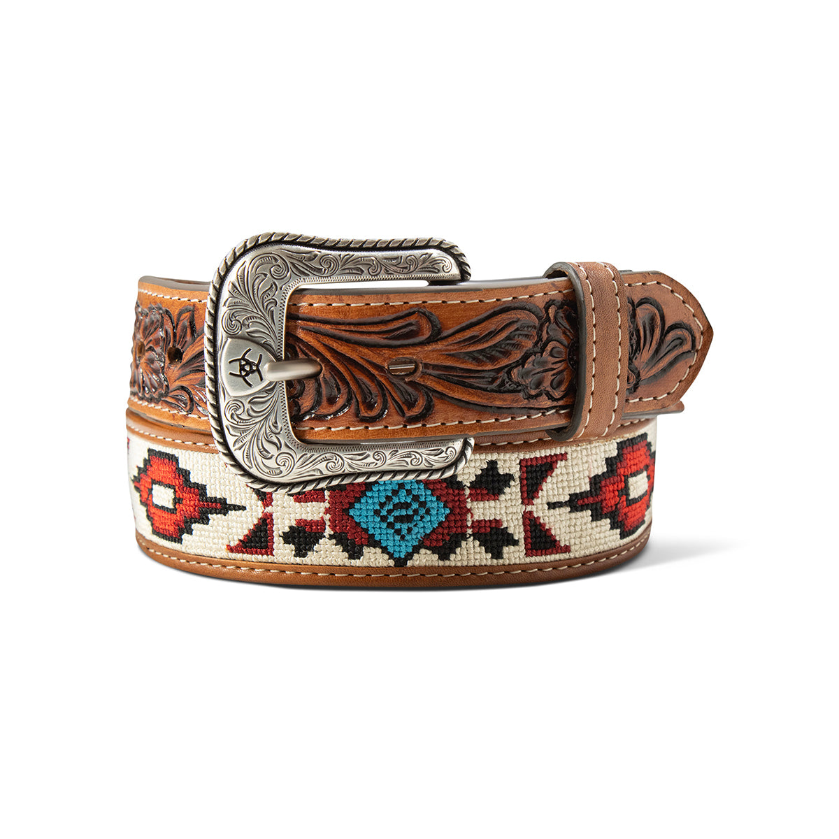 Ariat Men's Multicolor Southwest Embroidered Western Belt A1043697