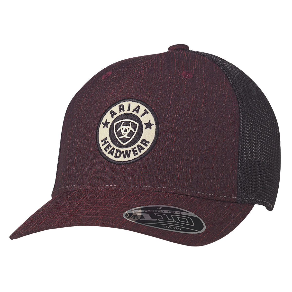 Ariat Men's Round Shield Logo Flexfit 110 Snapback Cap A300012855