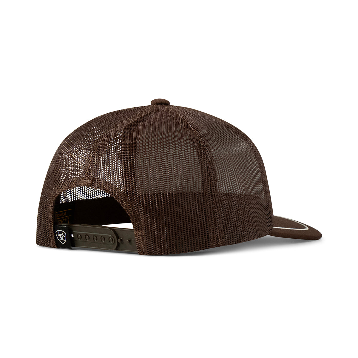 Ariat Men's Brown Foam Front Screen Print Snapback Cap A300089002