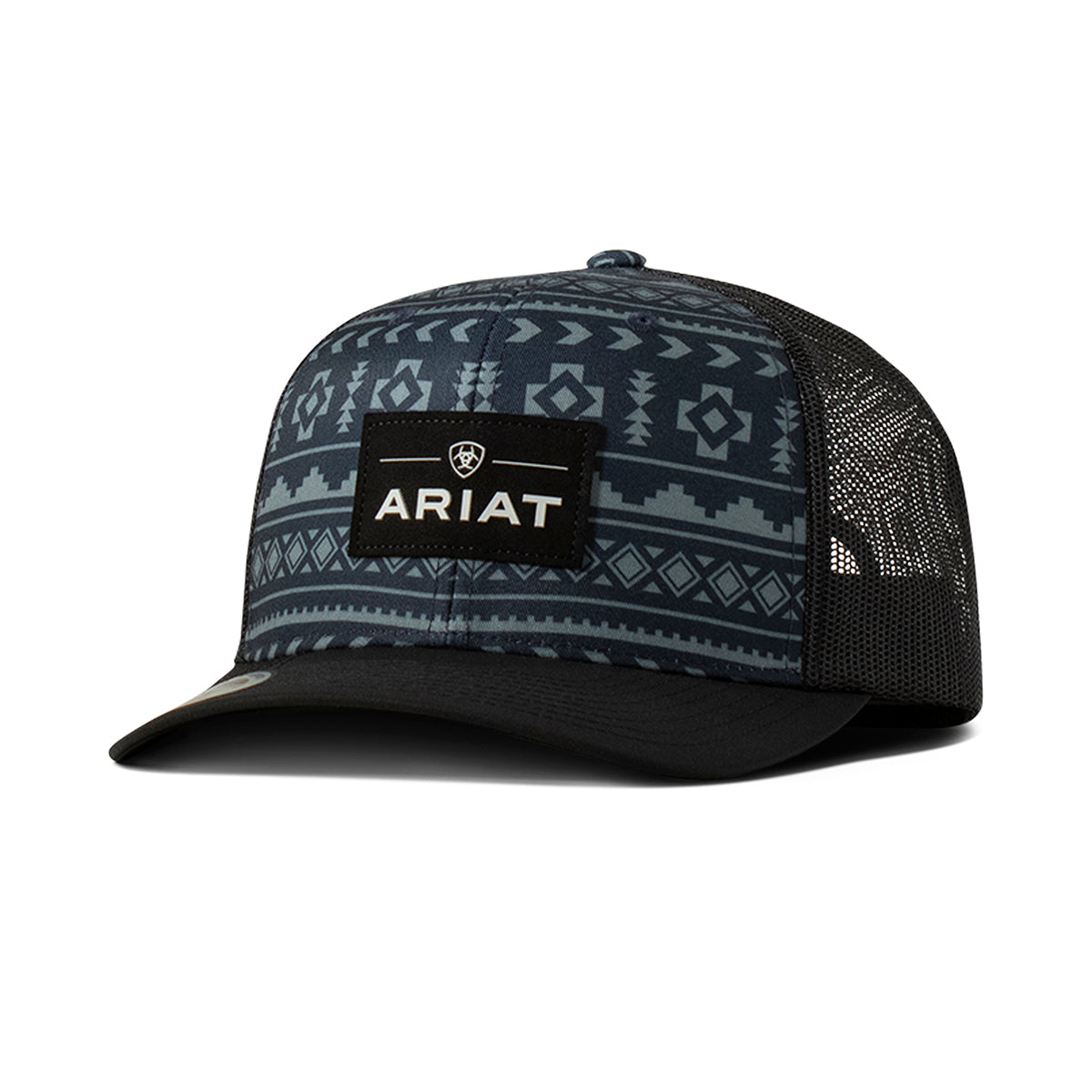 Ariat Men's Navy Southwest Print Fabric Snapback Cap A300090603
