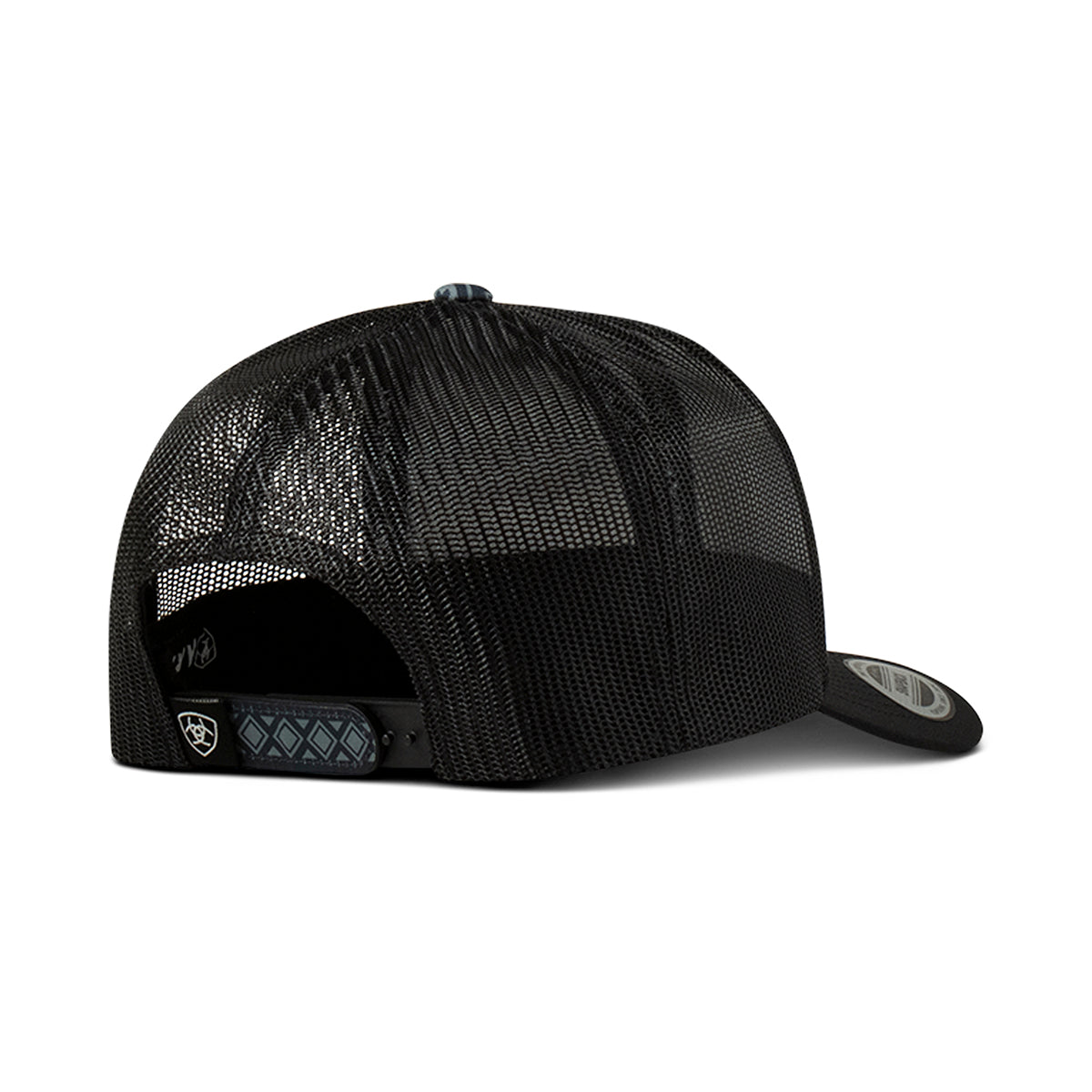 Ariat Men's Navy Southwest Print Fabric Snapback Cap A300090603