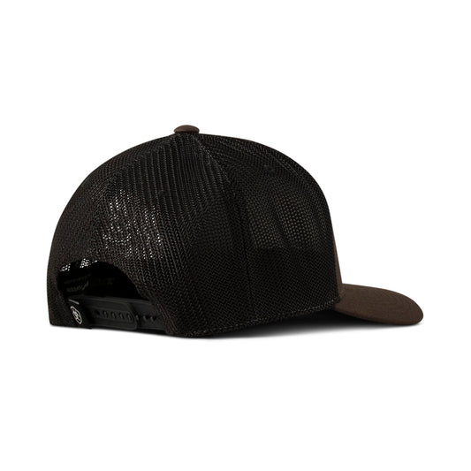 Ariat Men's Brown American Flag Patch Flexfit 110 Snapback Cap A300090702