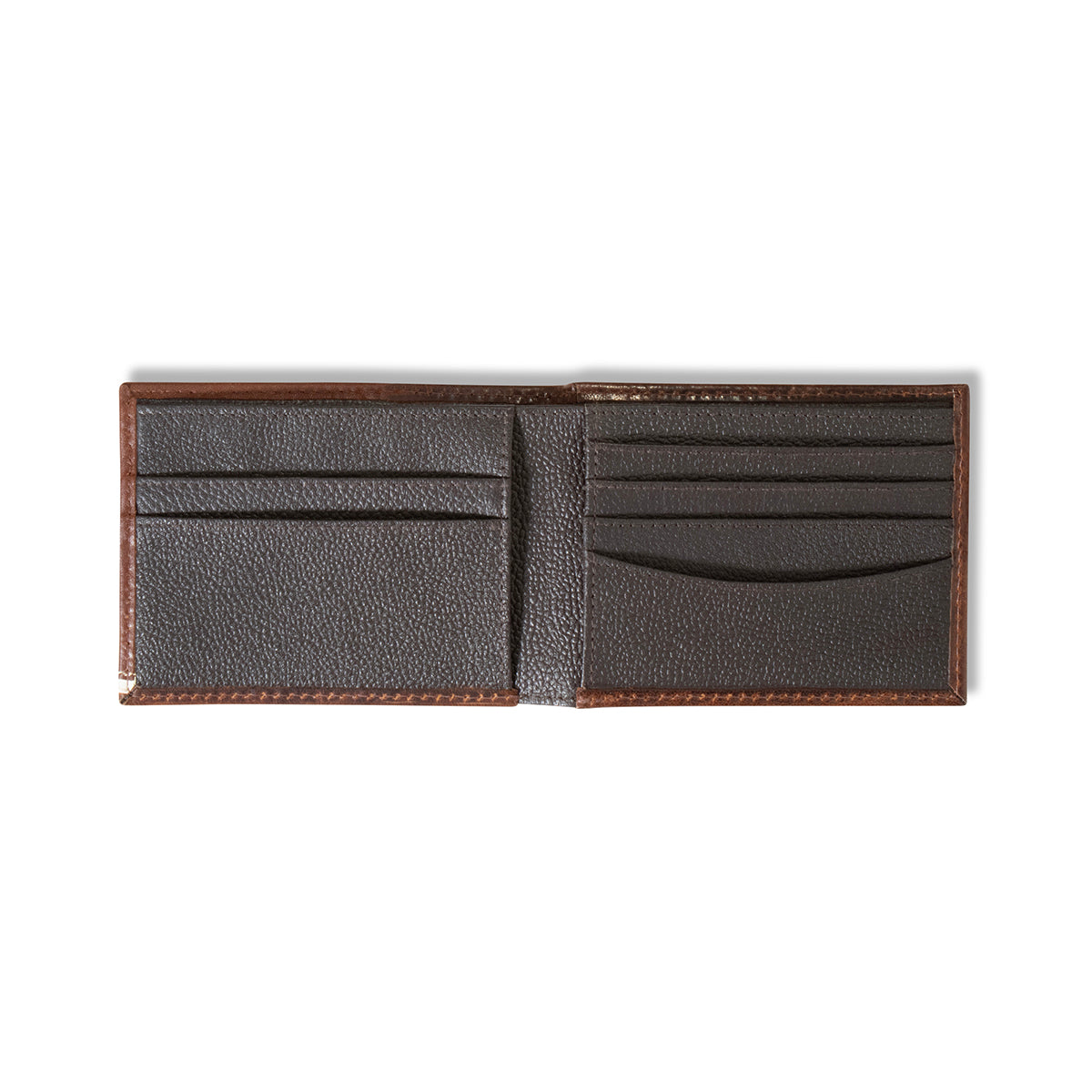 Ariat Men's Tan Two Tone Shield Logo Bifold Wallet A3547908