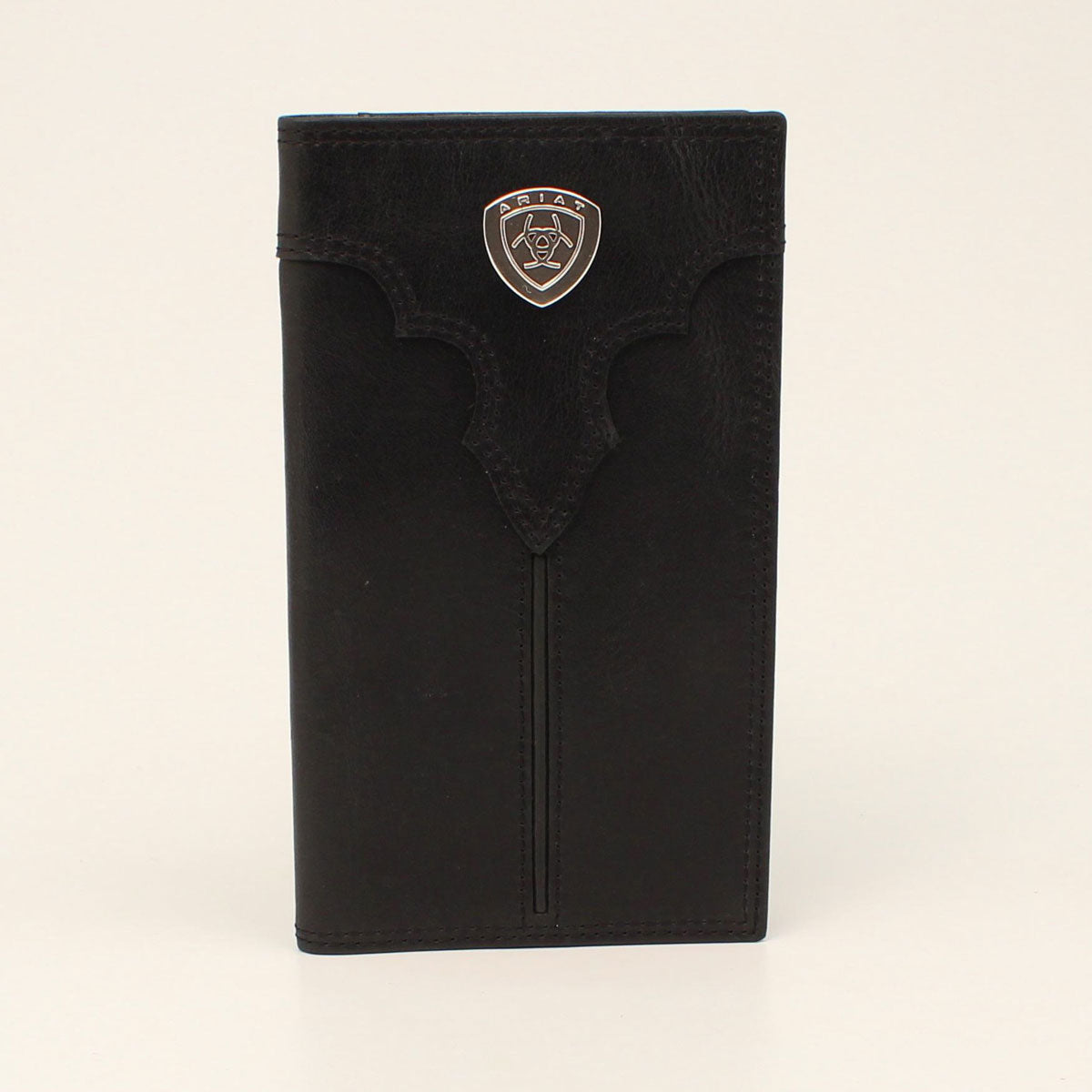 Ariat Men's Black Center Bump Shield Rodeo Wallet A3549701
