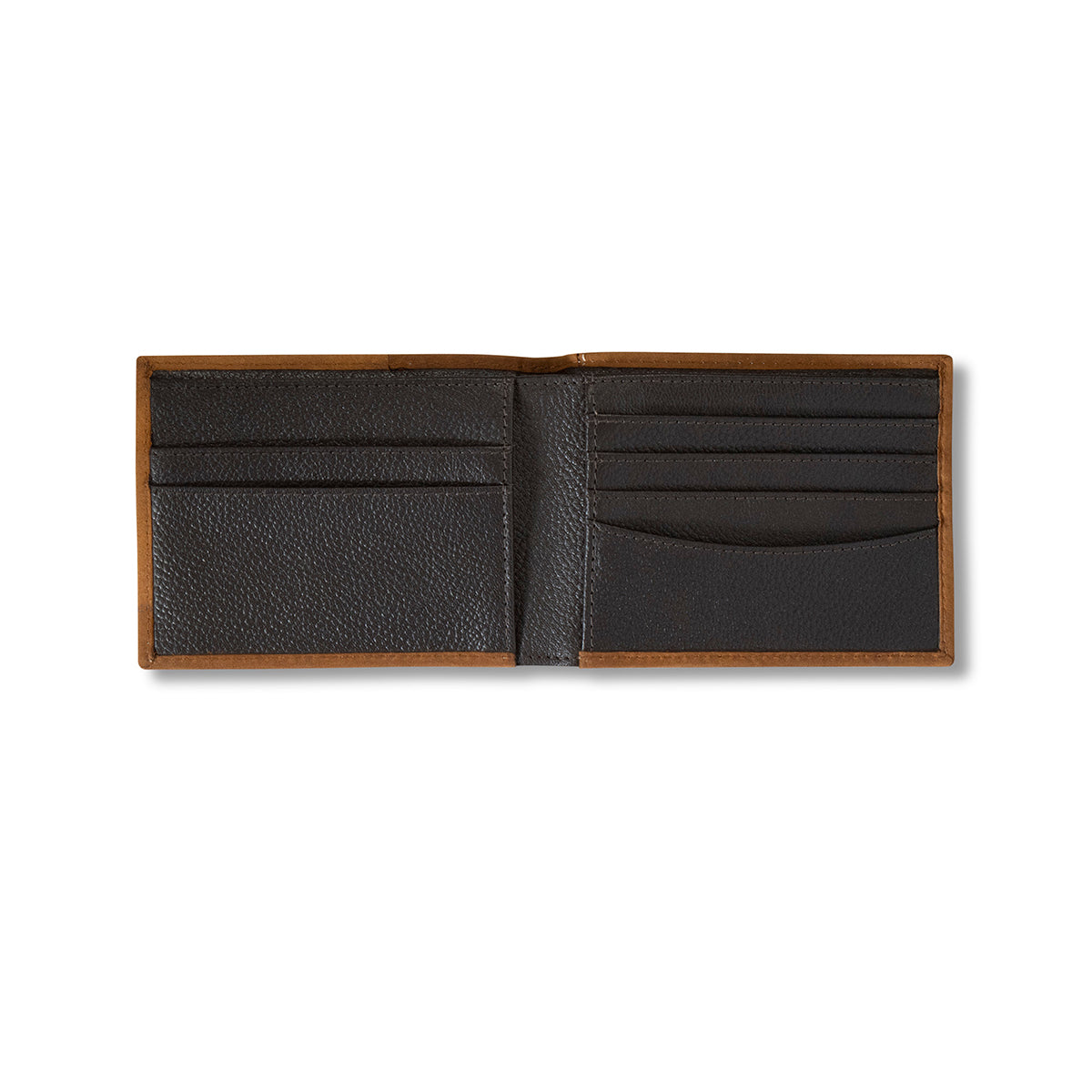 Ariat Men's Medium Brown Two Tone Leather Bifold Wallet A3552644