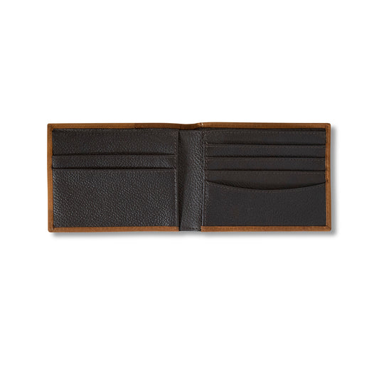 Ariat Men's Medium Brown Two Tone Leather Bifold Wallet A3552644