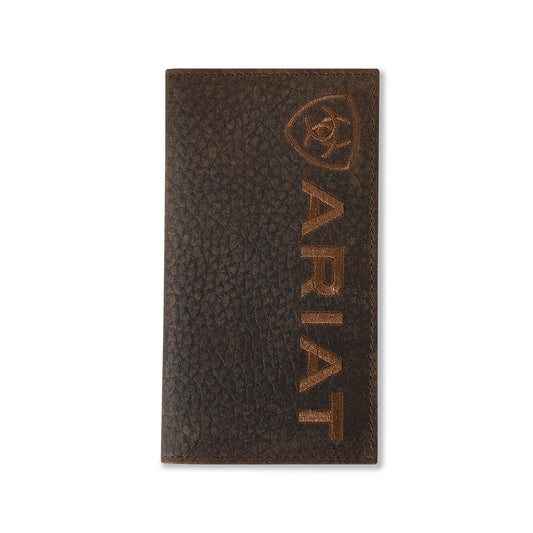Ariat Men's Brown Bullhide Ariat Embossed Rodeo Wallet A3554302