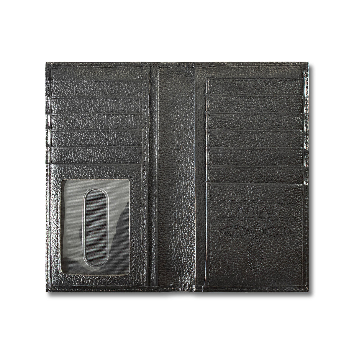 Ariat Men's Black Floral Embossed Shield Rodeo Wallet A3559701