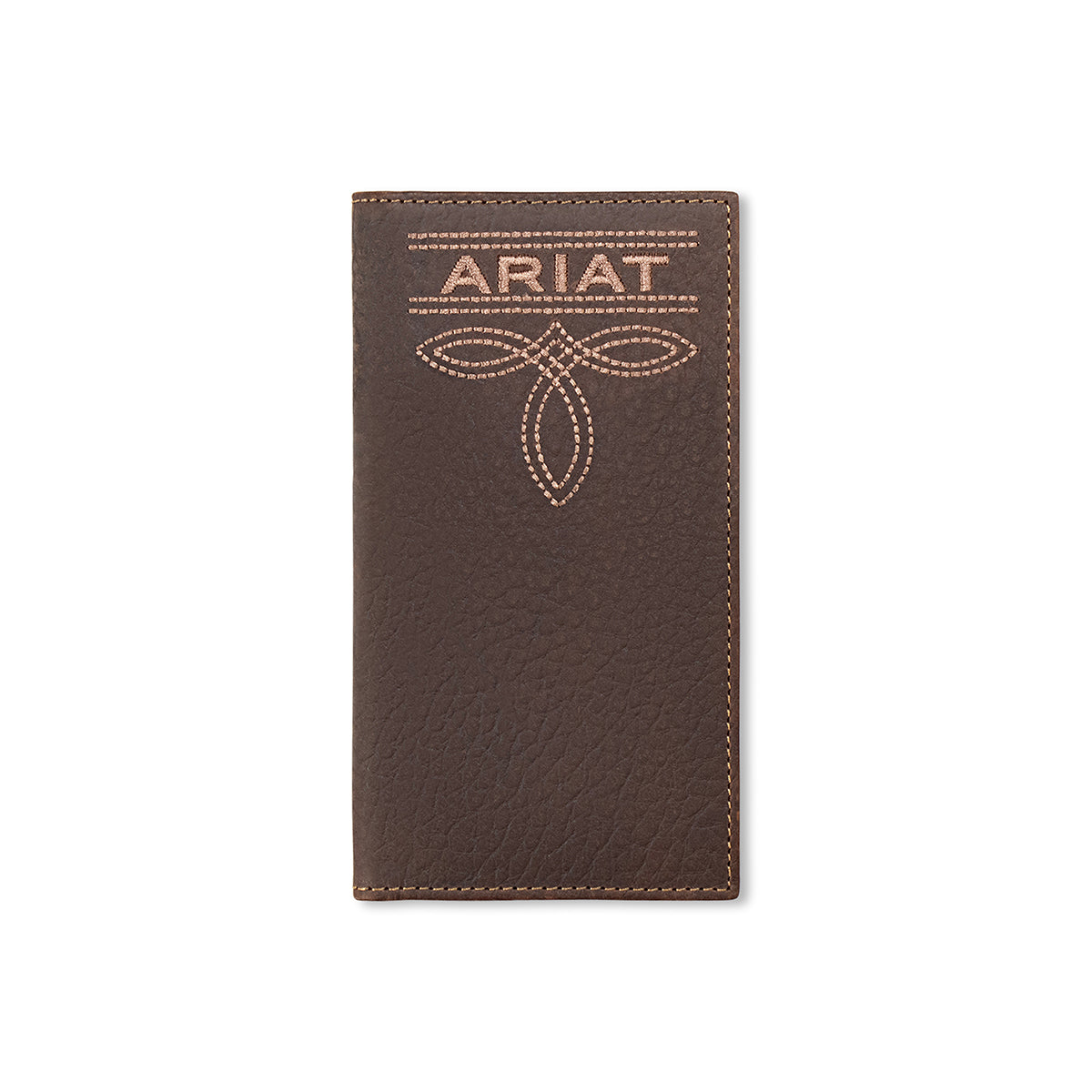 Ariat Men's Brown Ariat Buck Stitch Rodeo Wallet A3563302