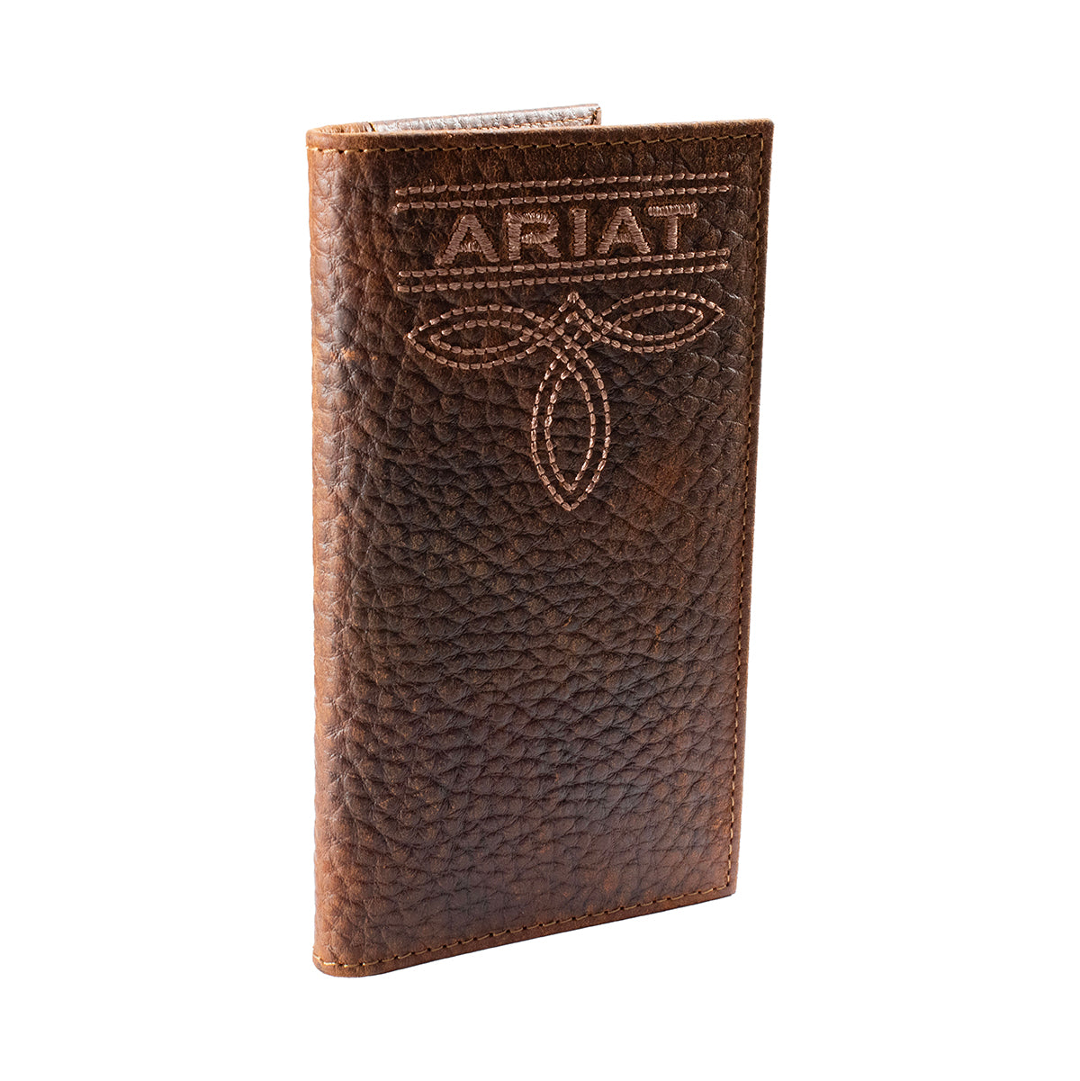 Ariat Men's Brown Ariat Buck Stitch Rodeo Wallet A3563302