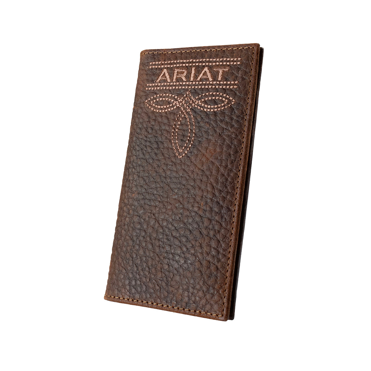 Ariat Men's Brown Ariat Buck Stitch Rodeo Wallet A3563302