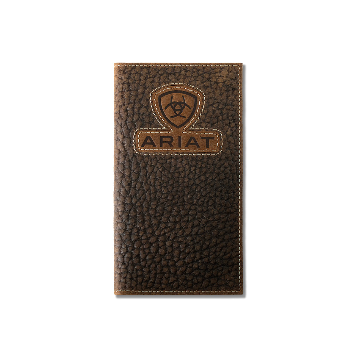 Ariat Men's Brown Inlay Patch Rodeo Wallet A3564702