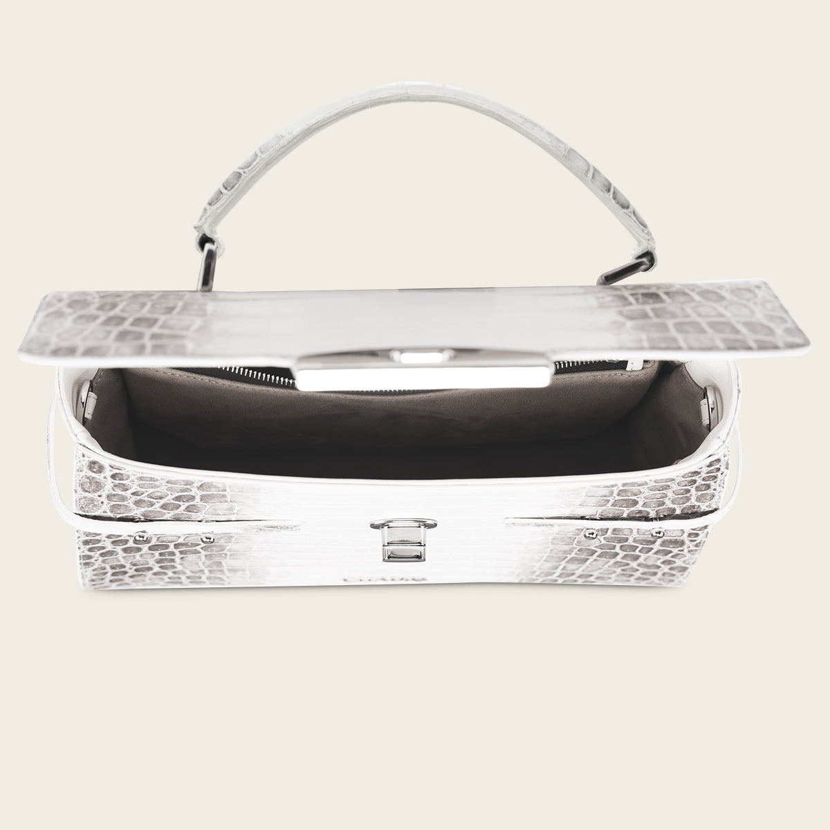 Interior of the Cuadra DU873 handbag with zippered pocket