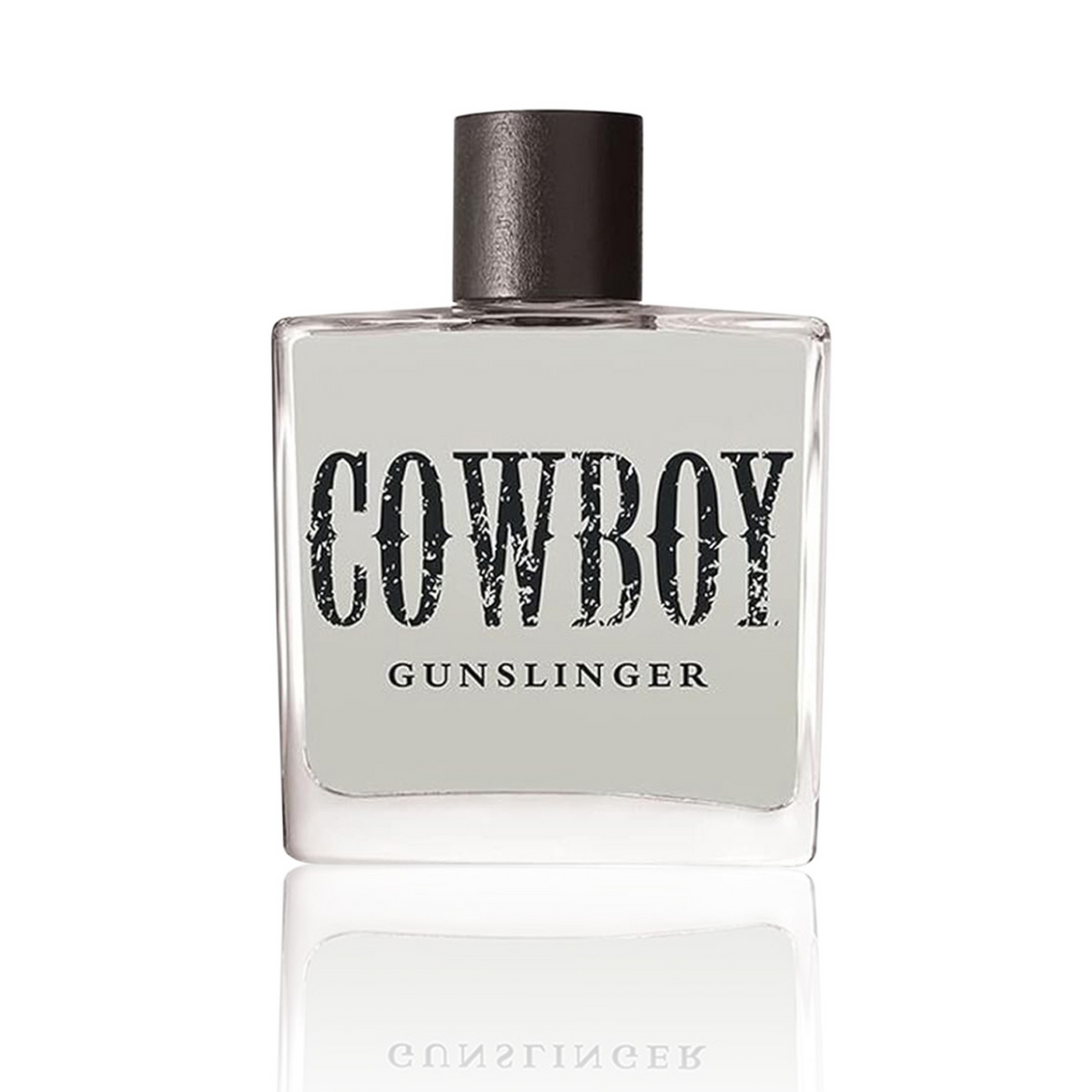 Tru Fragrance Cowboy Gunslinger cologne spray 3.4 oz, dark western-engraved box and bottle