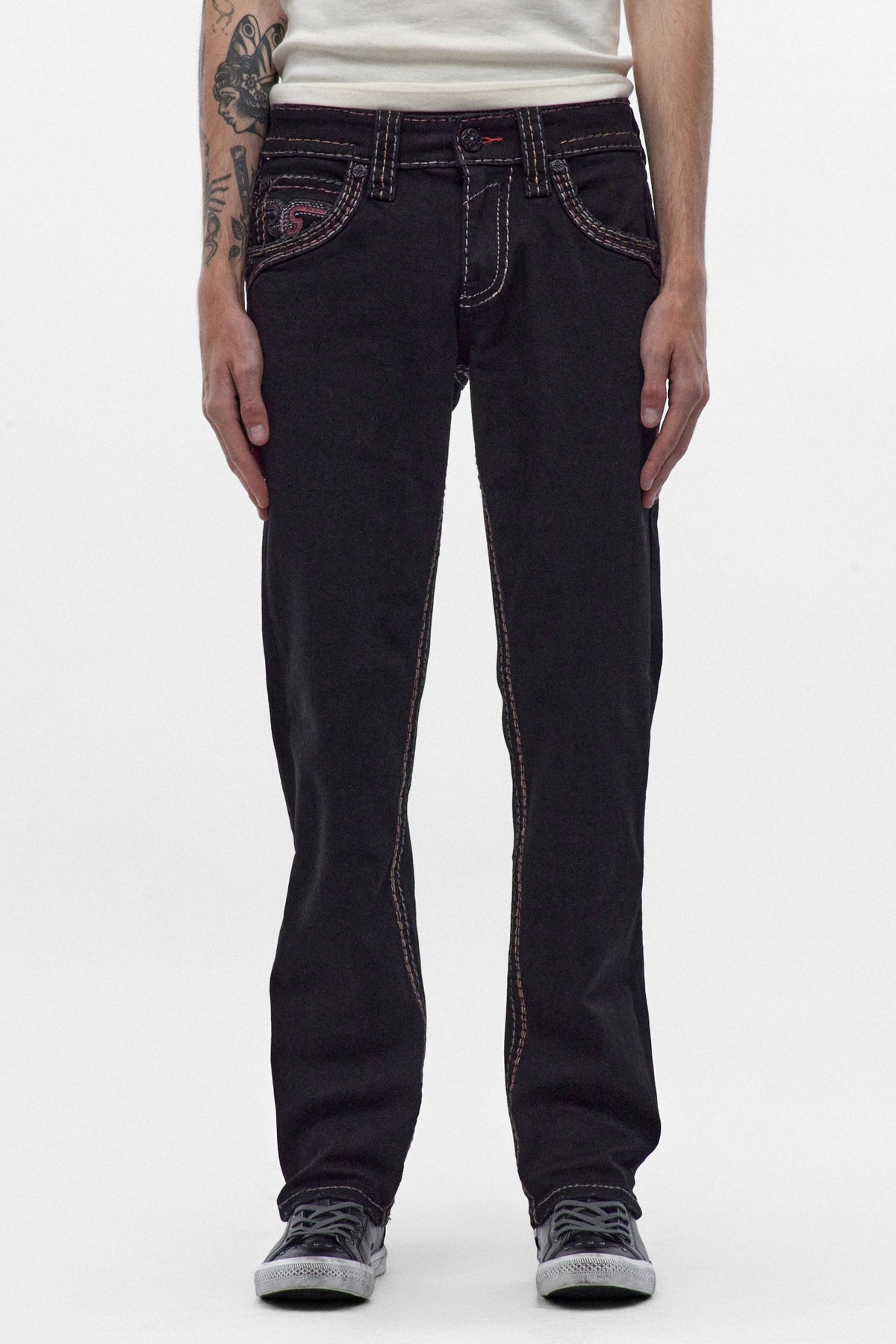 Rock Revival Men's Harlan Black Straight Leg Jean RP5723J204R - photo 3
