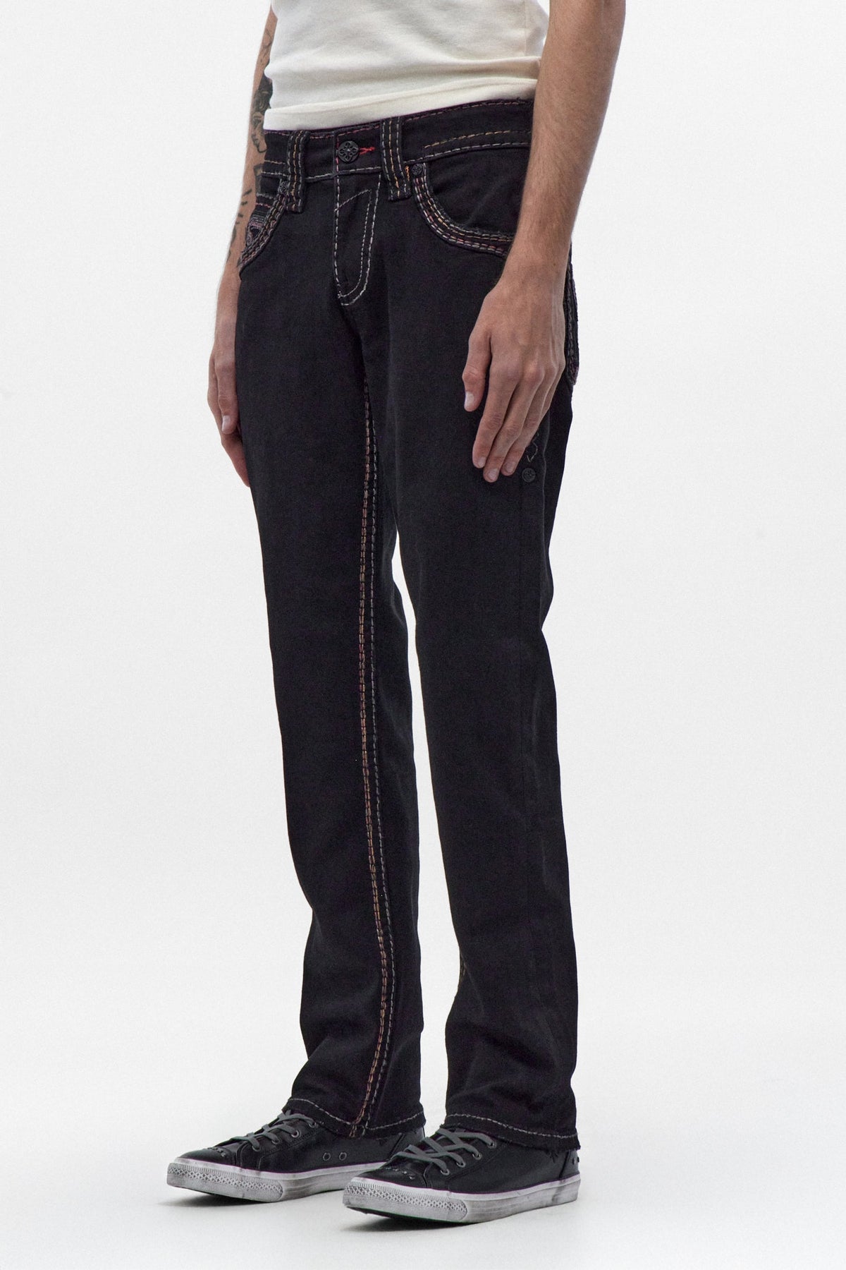 Rock Revival Men's Harlan Black Straight Leg Jean RP5723J204R - photo 4