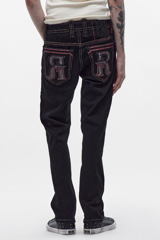 Rock Revival Men's Harlan Black Straight Leg Jean RP5723J204R - photo 1