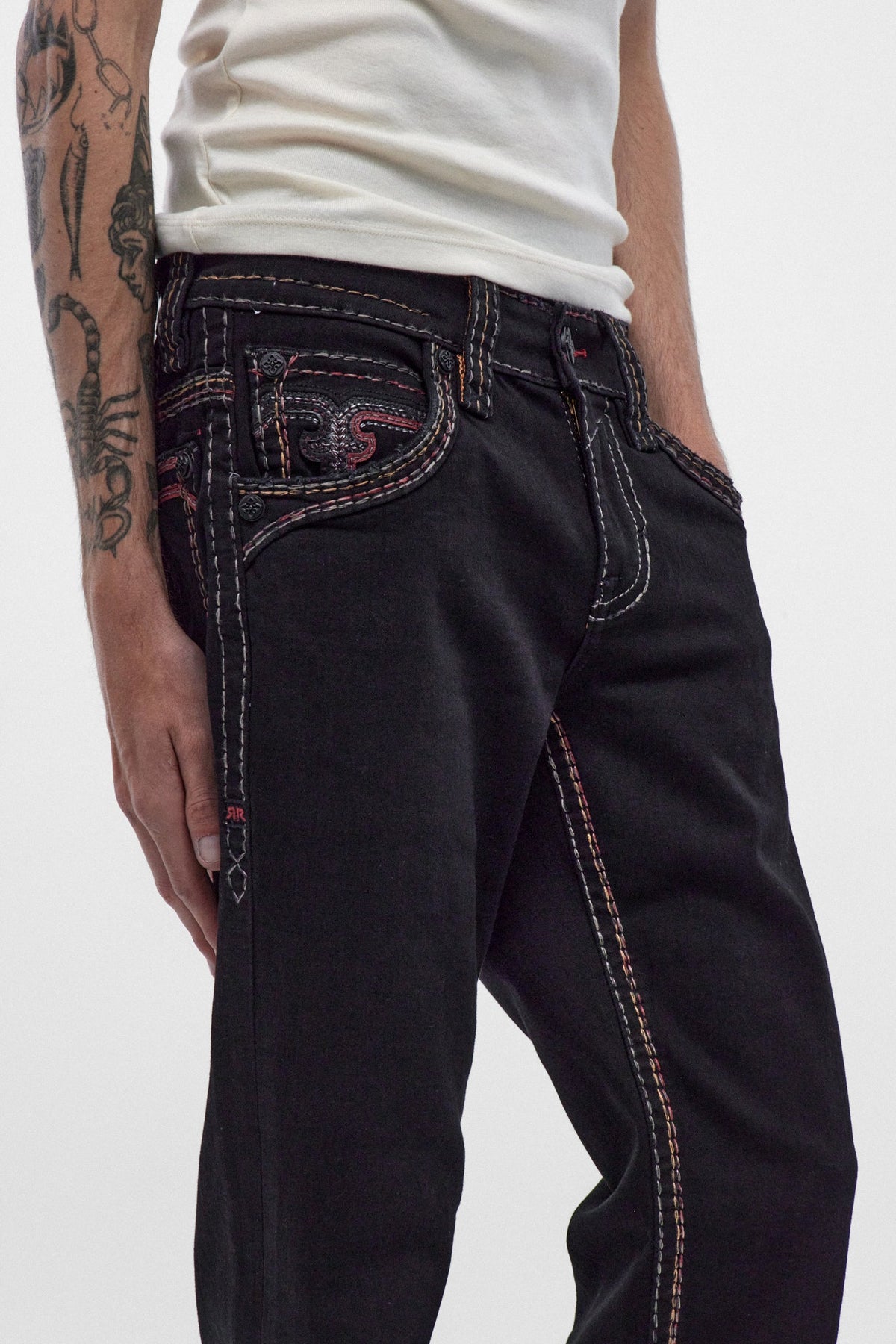 Rock Revival Men's Harlan Black Straight Leg Jean RP5723J204R - photo 6