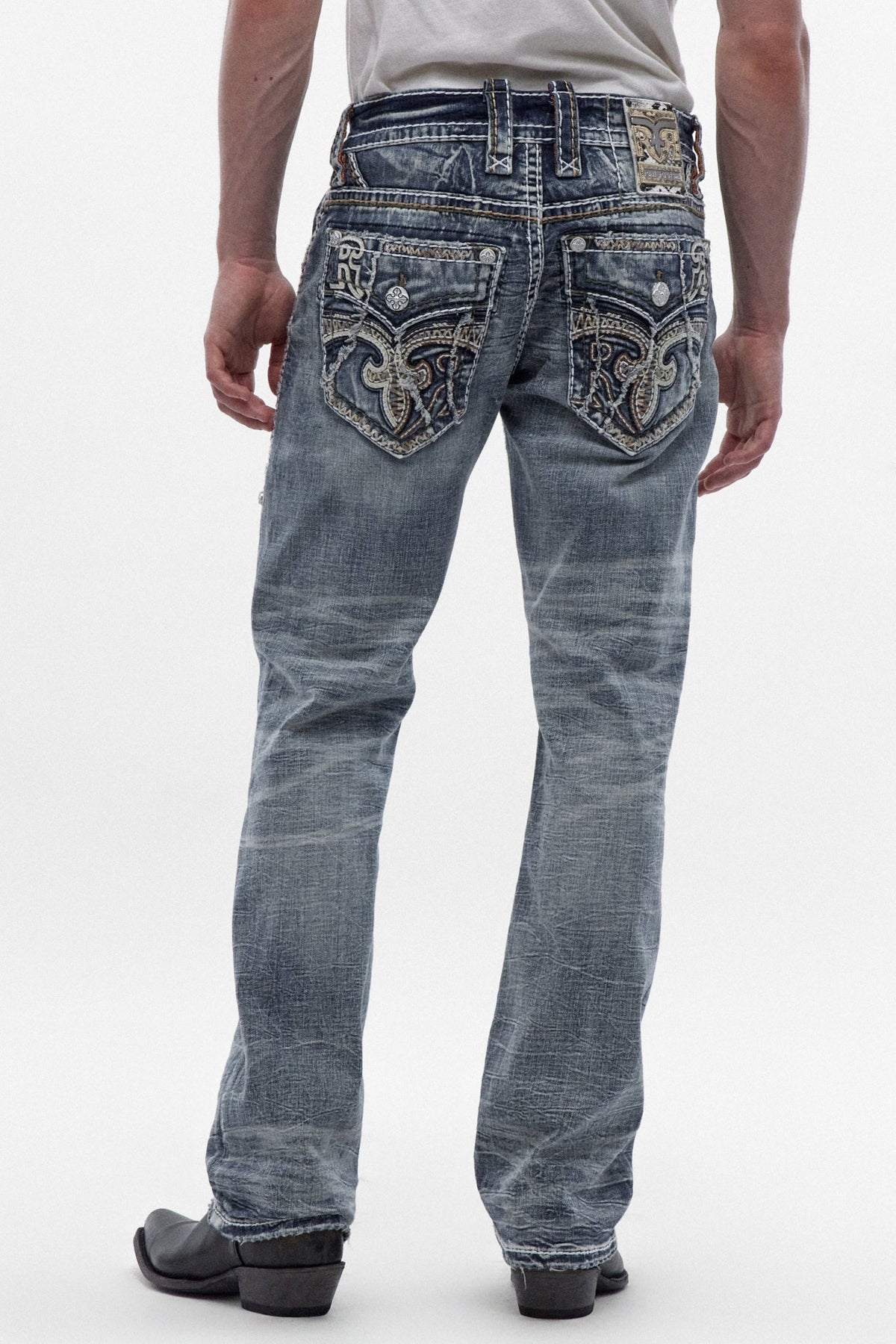 Rock Revival Men's Hart Light Blue Bootcut Jean RP5798B202R - photo 1