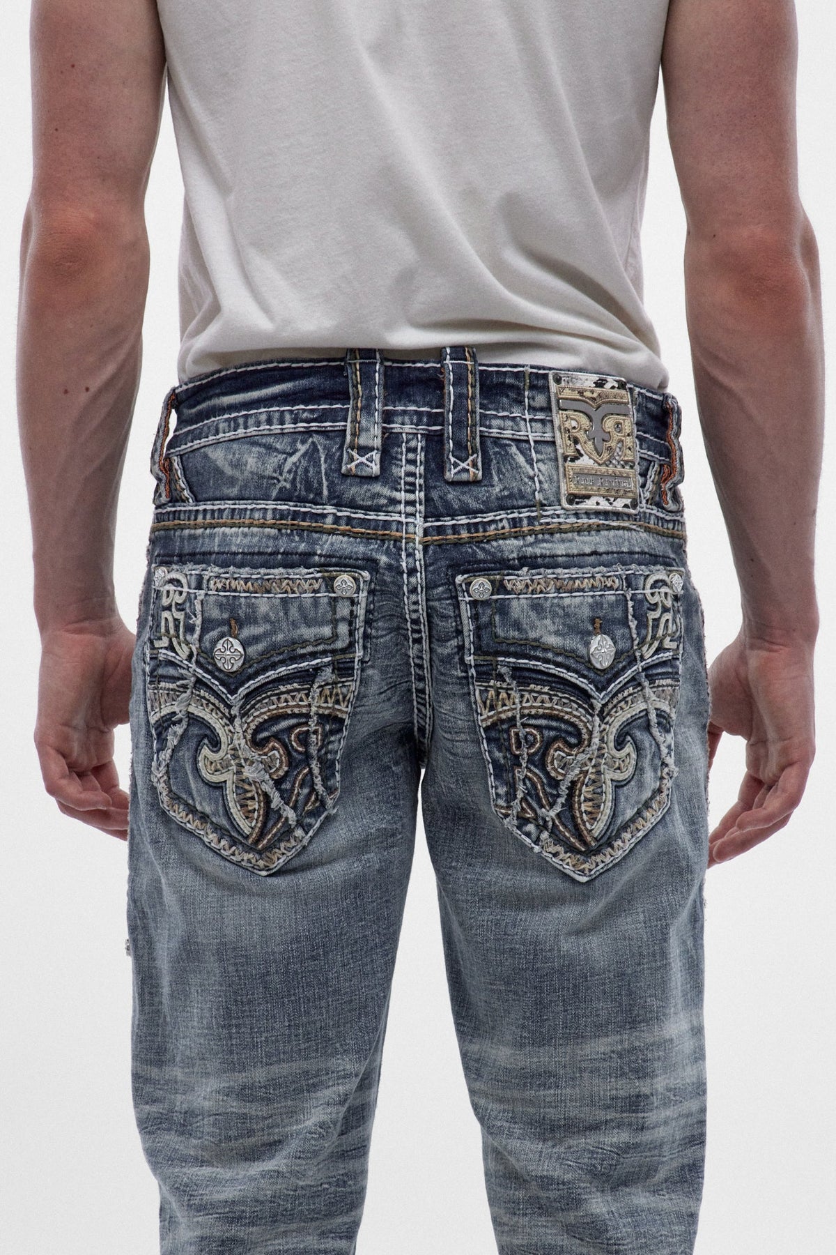 Rock Revival Men's Hart Light Blue Bootcut Jean RP5798B202R - photo 3