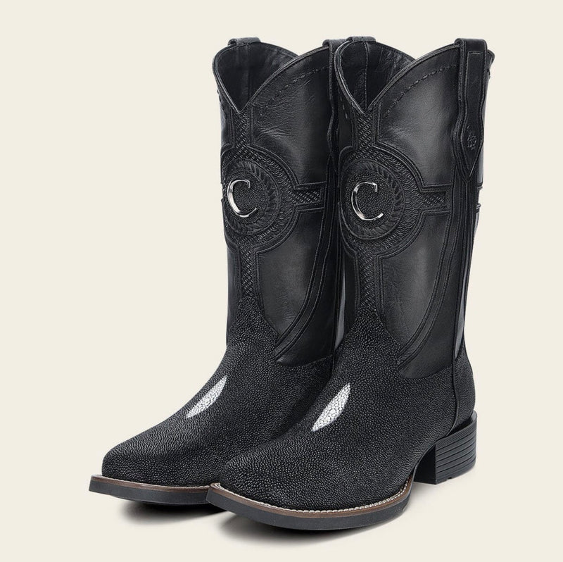 Cuadra Men Stingray Western Boot Black CC221-L