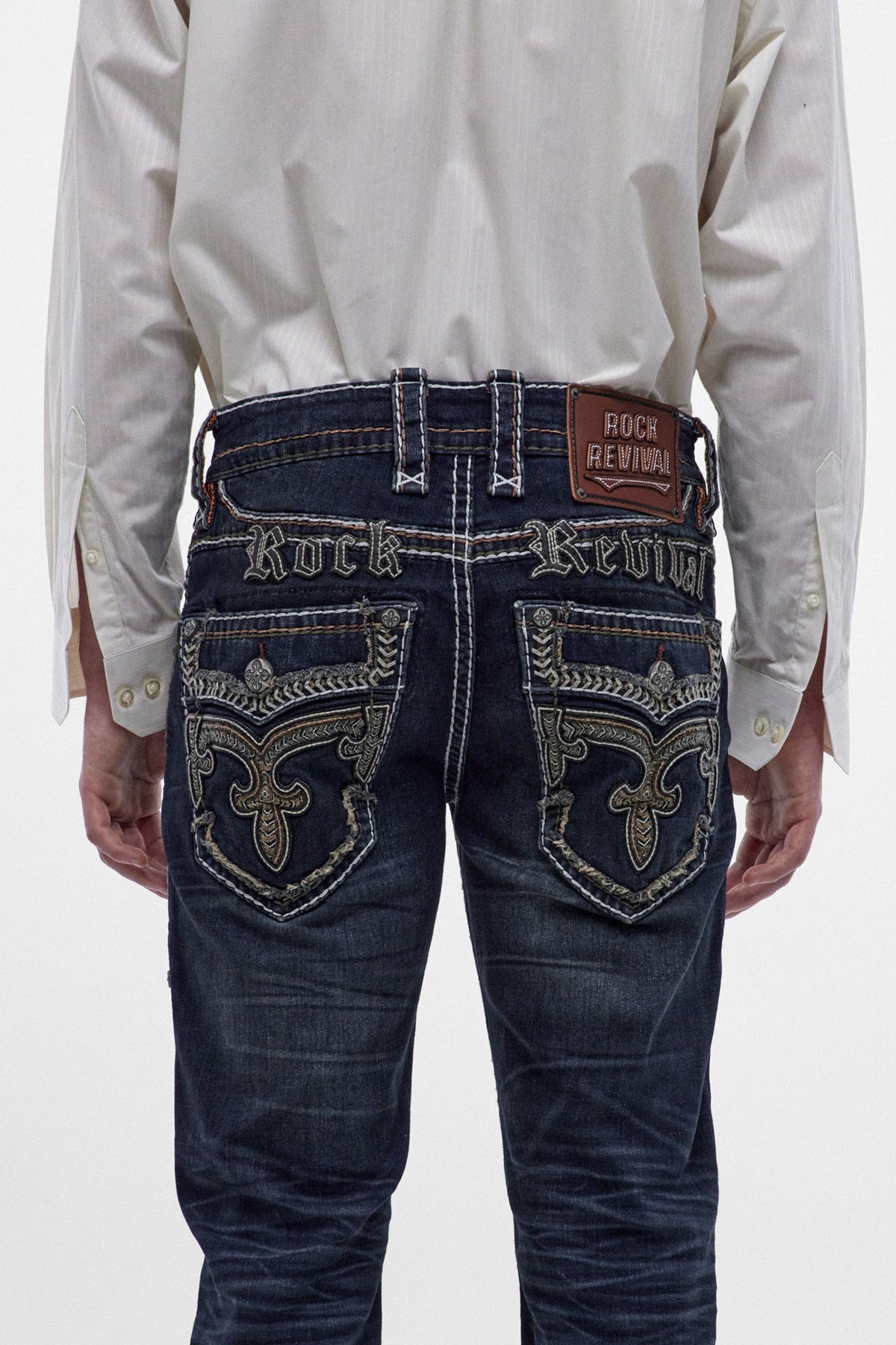 Rock Revival Men's Jaydy Dark Blue Straight Leg Jean RP3924J206R - photo 1