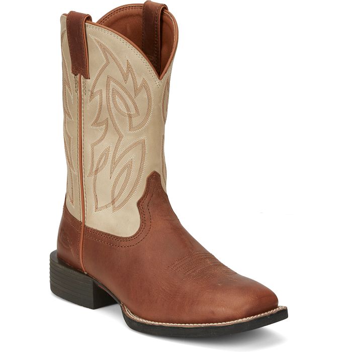 JUSTIN CANTER 11" WESTERN BOOT Whiskey (Brown) - SE7511