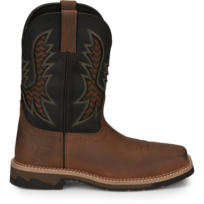 JUSTIN BOLT 11" WORK BOOT BROWN - SE4112