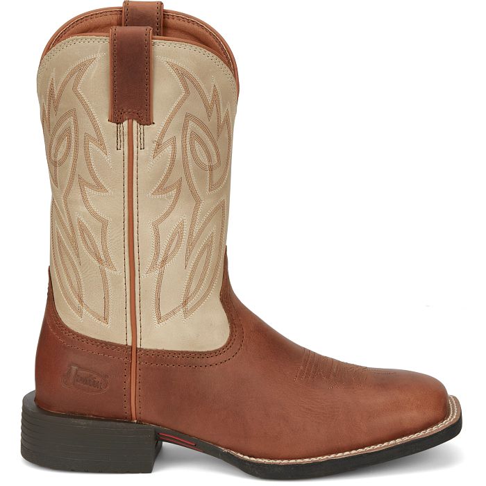 JUSTIN CANTER 11" WESTERN BOOT Whiskey (Brown) - SE7511