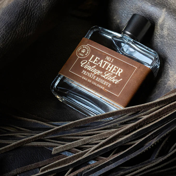 Tru Fragrance® Men's No. 1 Leather Vintage Label Private Reserve Cologne