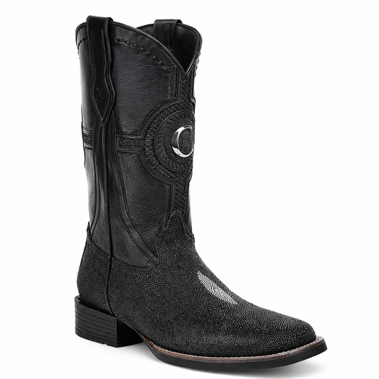 Cuadra Men Stingray Western Boot Black CC221-L