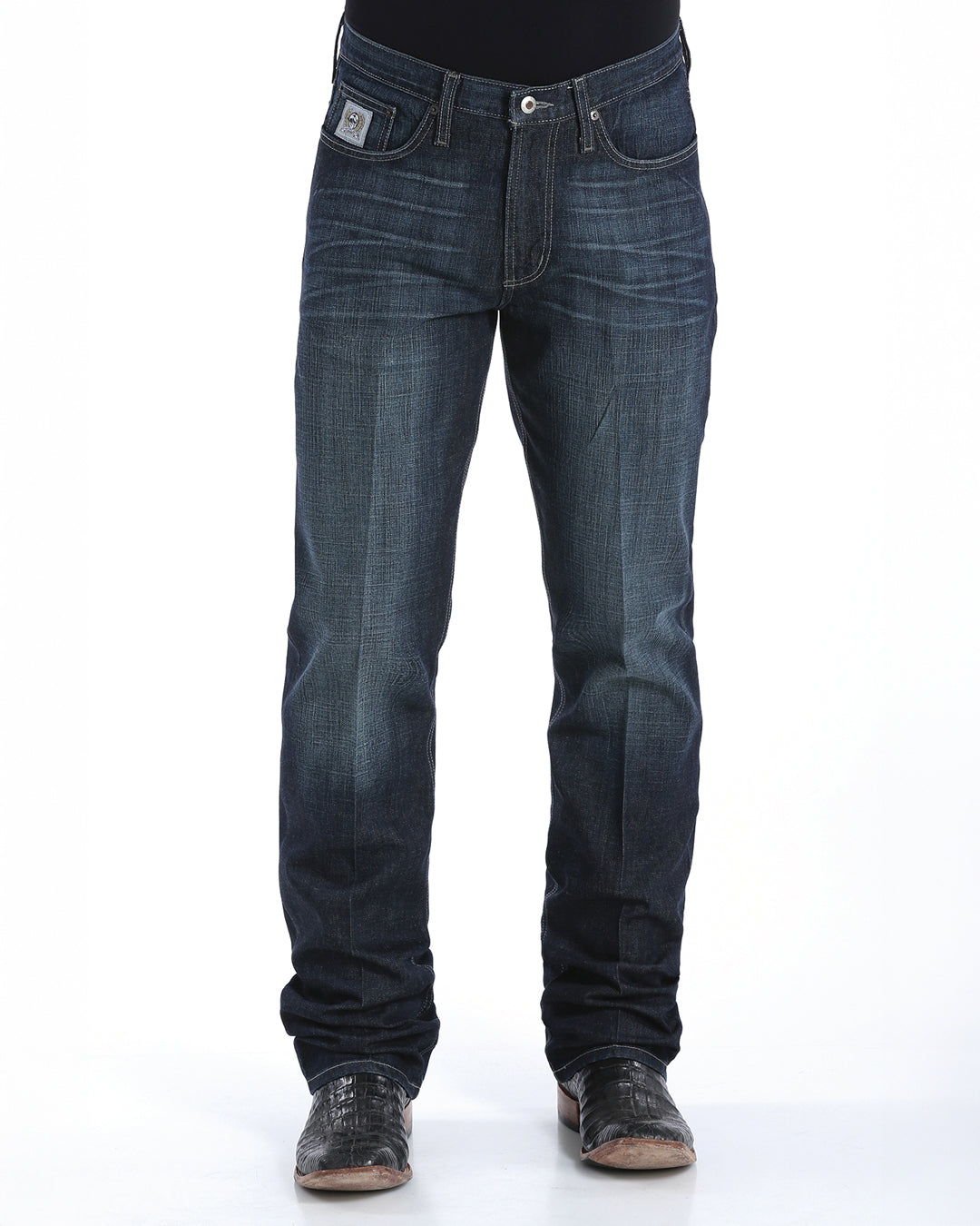 Cinch Men's Silver Label 007 Slim Straight Jean Dark Stone - view 1