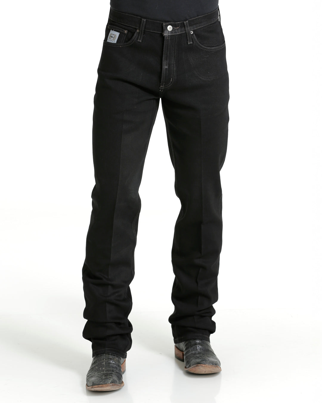 Cinch Men's Silver Label 012 Slim Straight Jean Black - view 1