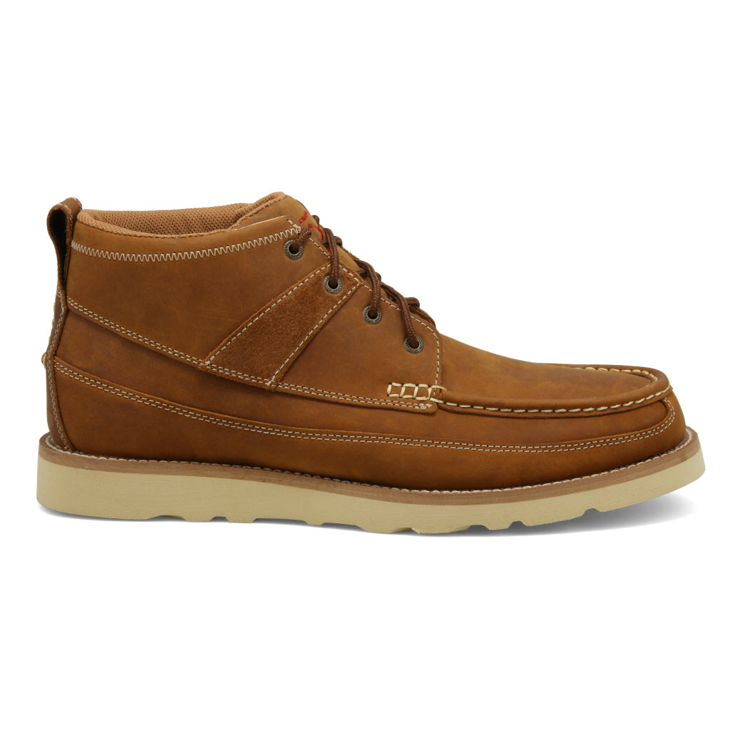 Twisted X MCA0007 men's 4 inch wedge sole boot in oiled saddle, view 4
