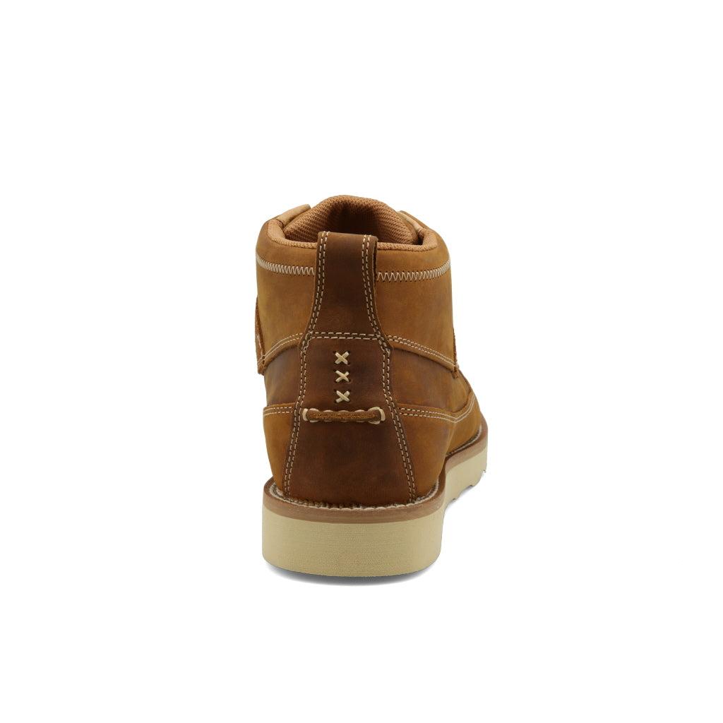 Twisted X MCA0007 men's 4 inch wedge sole boot in oiled saddle, view 6