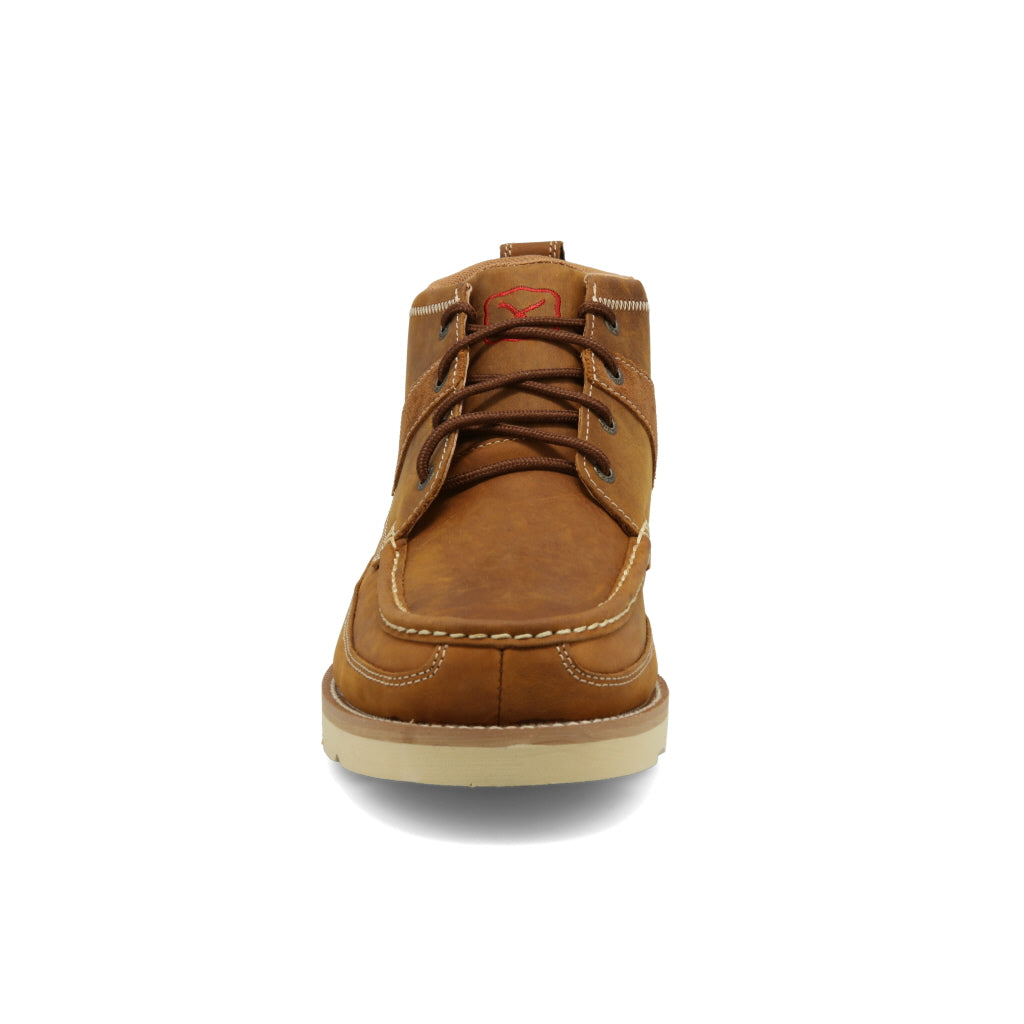 Twisted X MCA0007 men's 4 inch wedge sole boot in oiled saddle, view 5