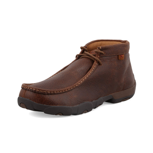 Twisted X Men's Chukka Driving Moc in Copper leather, side view - MDM0014