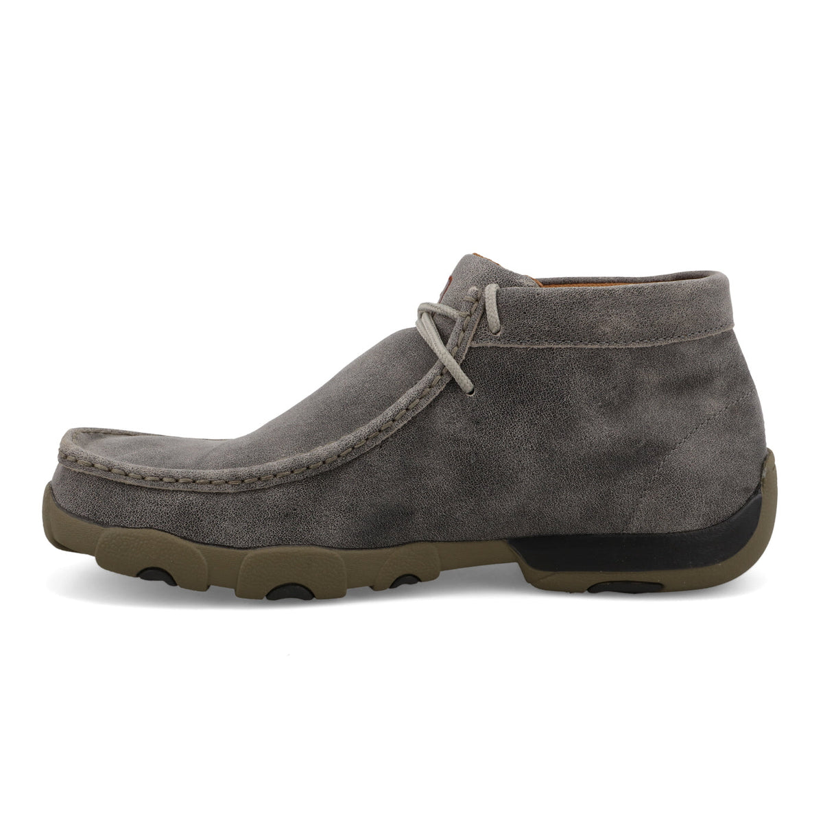Twisted X MDM0072 men's chukka driving moc in grey, view 2